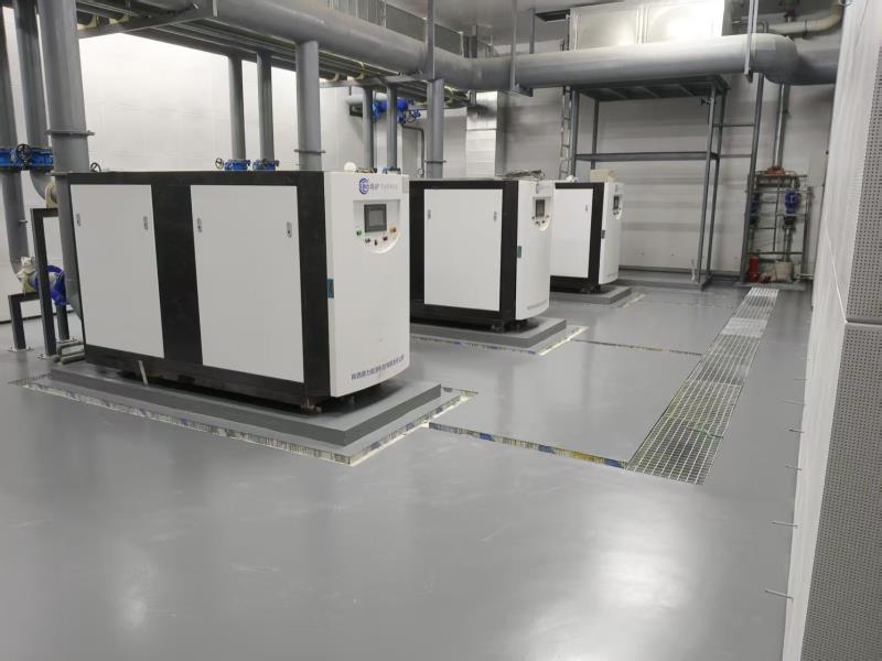 陜西50000平方米供暖燃氣熱水鍋爐安裝完成